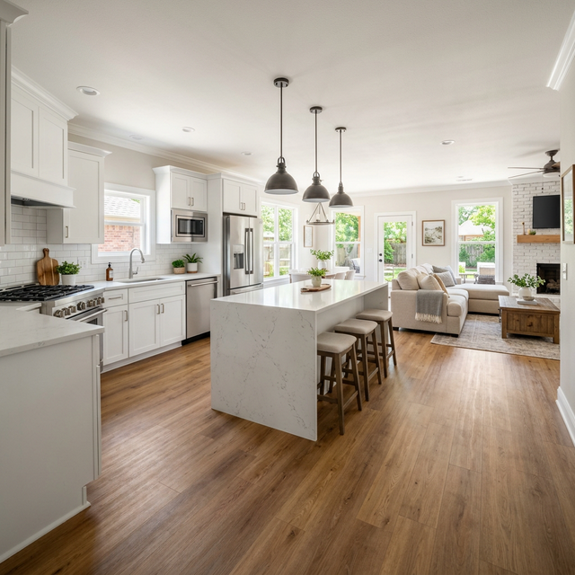 Whole home interior remodeling project in Broken Arrow OK