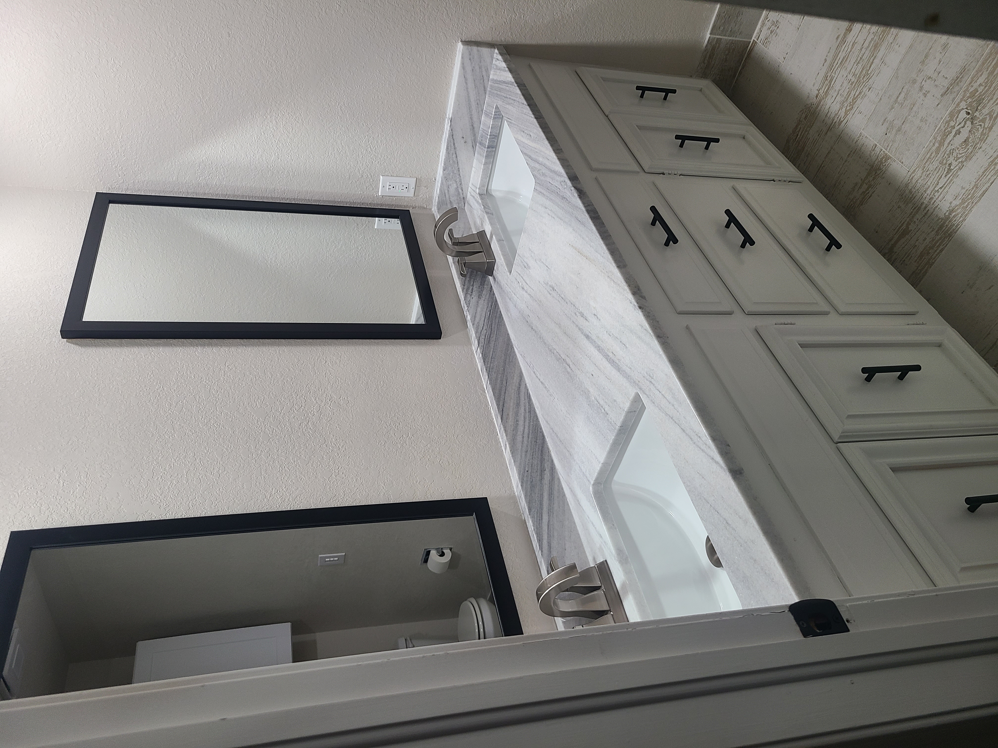 Spa-inspired master bathroom remodel with soaking tub and custom tile in Tulsa, OK