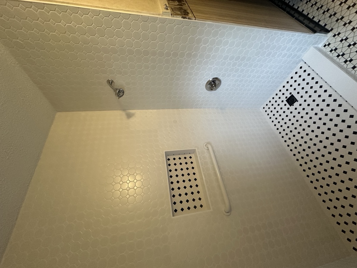 Professional large-format tile installation in Tulsa, OK
