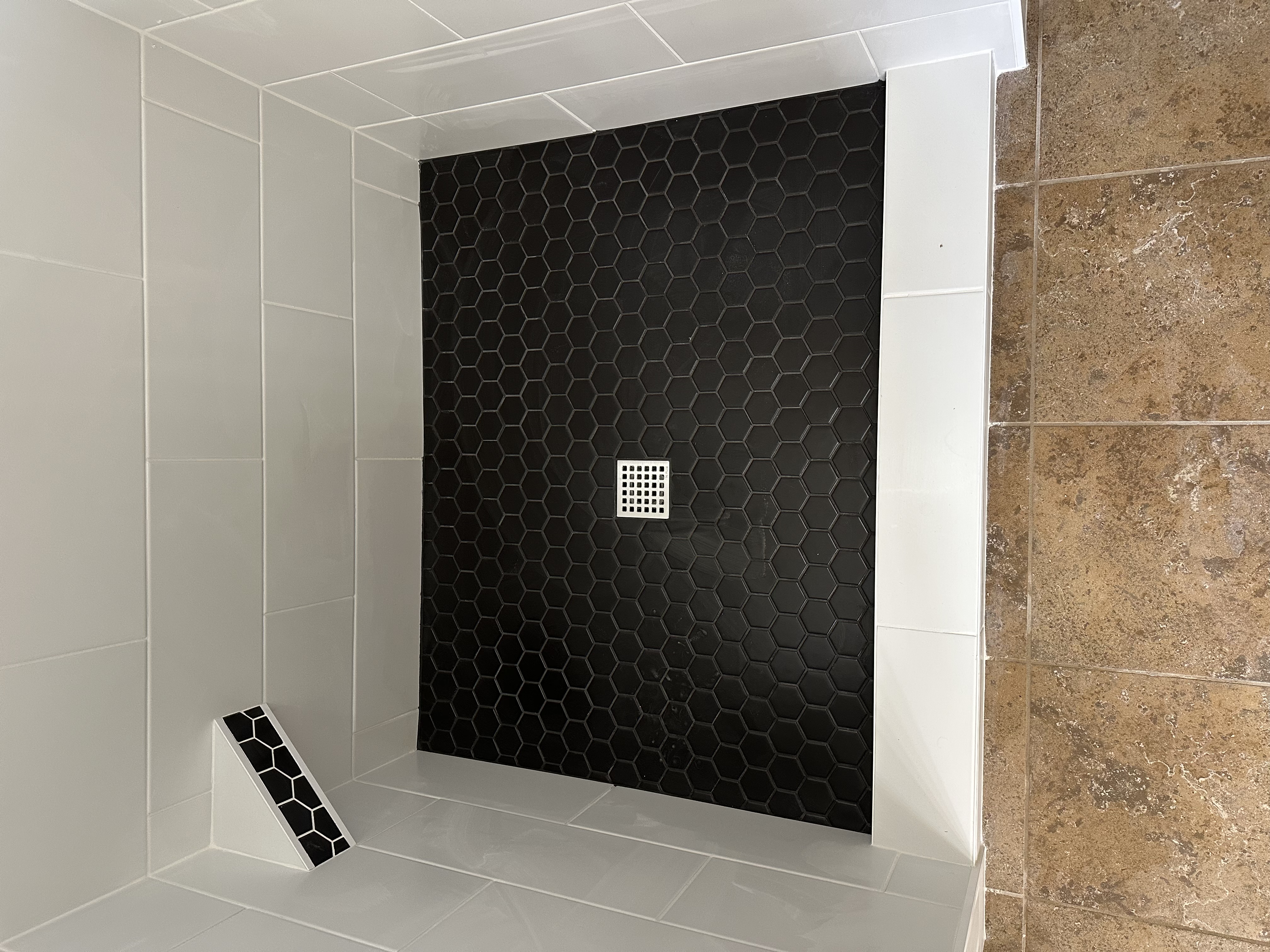 Premium tile installation with precision grout lines in Tulsa, OK